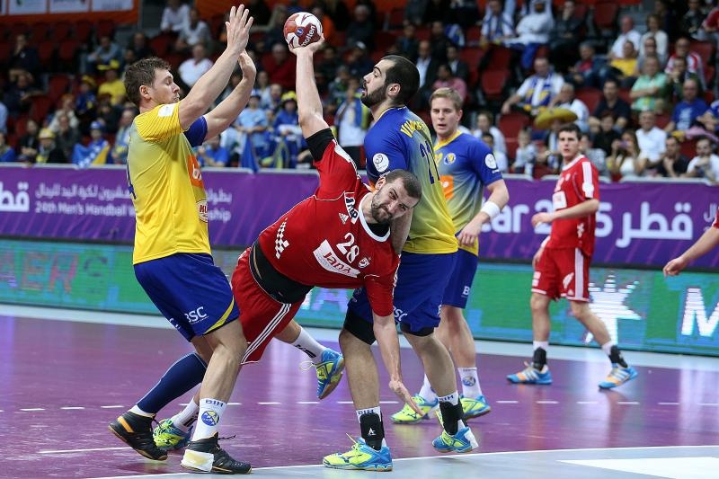 Katar – 24. svjetsko rukometno prvenstvo, 5. kolo, grupa B, Hrvatska – Bosna i Hercegovina 28-21. Photo: Goran Stanzl/PIXSELL
