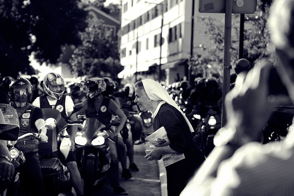 Defile bajkera ulicama Zadra u povodu 10. rođendana Moto kluba Beštije. Foto: Jadra NeveraZD Defile bajkera ulicama Zadra u povodu 10. rođendana Moto kluba Beštije. Foto: Jadra NeveraZD