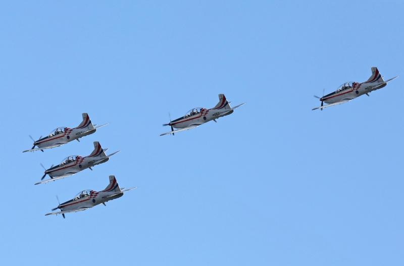 Šibenik: Akrobacijska grupa Krila oluje nakon 8 godina nastupila na Dječjem festivalu, Photo: Dusko Jaramaz/PIXSELL