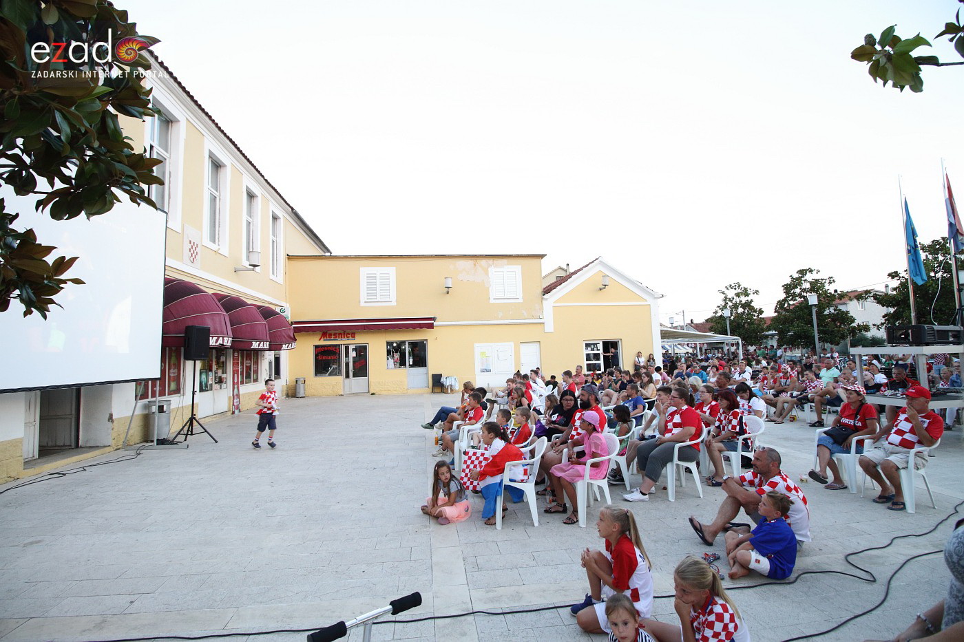Bibinje: Navijanje za Vatrene i fešta nakon pobjede nad Engleskom