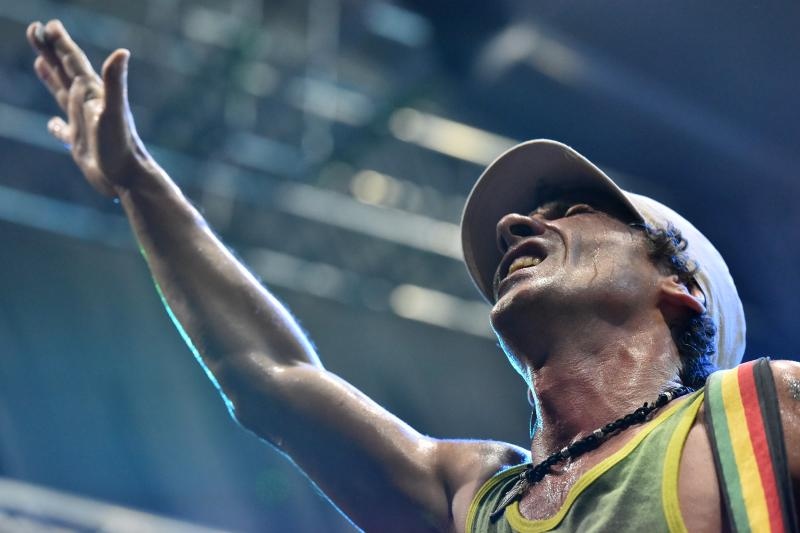 Manu Chao, jedan od najomiljenijih bendova na ovim prostorima, odrzali su veceras koncert na zadarskom Jazine Open Airu. Photo: Dino Stanin/PIXSELL Manu Chao, jedan od najomiljenijih bendova na ovim prostorima, odrzali su veceras koncert na zadarskom Jazine Open Airu. Photo: Dino Stanin/PIXSELL