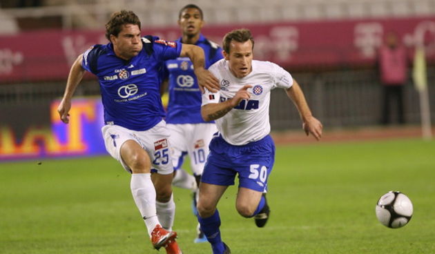 Split, 311009.
Stadion Poljud.
Derbi utakmica 13.Kolo T-com 1. HNL izmedju NK Hajduk – NK Dinamo.
Na fotografiji: Florin Cernat (Hajduk).
Foto: Vladimir Dugandzic / CROPIX