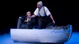 08.11.2013., Zagreb – Premijera predstave Osmi povjerenik, po romanu Renata Baretica, u reziji Sase Anocica. Photo: Daniel Kasap/PIXSELL