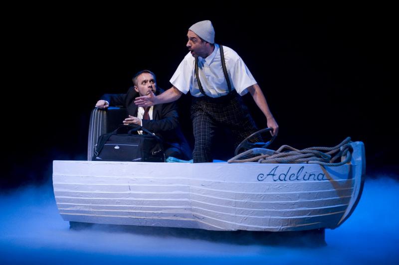 08.11.2013., Zagreb – Premijera predstave Osmi povjerenik, po romanu Renata Baretica, u reziji Sase Anocica. Photo: Daniel Kasap/PIXSELL