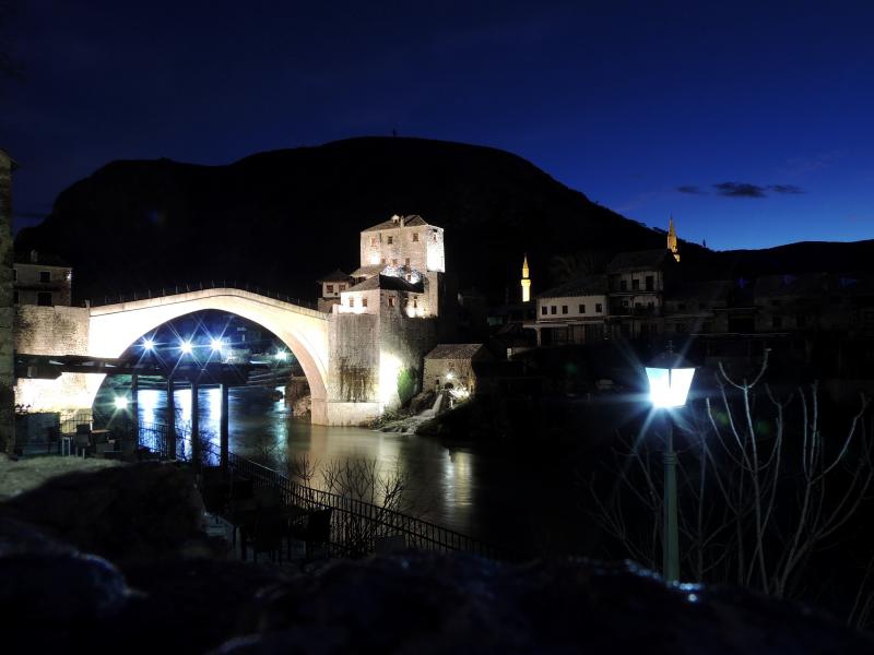 Noćni đir mostarskom starom jezgrom, Foto: Borna Filić/PIXSELL