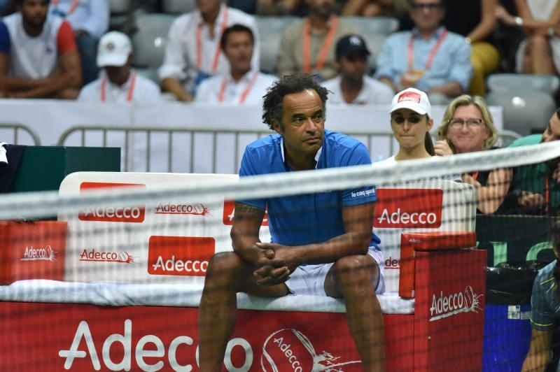 Polufinale Davis Cupa, Hrvatska – Francuska, 2. meč, Marin Čilić – Lucas Pouille. Photo: Hrvoje Jelavić/PIXSELL Polufinale Davis Cupa, Hrvatska – Francuska, 2. meč, Marin Čilić – Lucas Pouille. Photo: Hrvoje Jelavić/PIXSELL