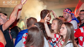 Zadar je gorio: Velika fešta nakon plasmana Vatrenih u finale Svjetskog prvenstva