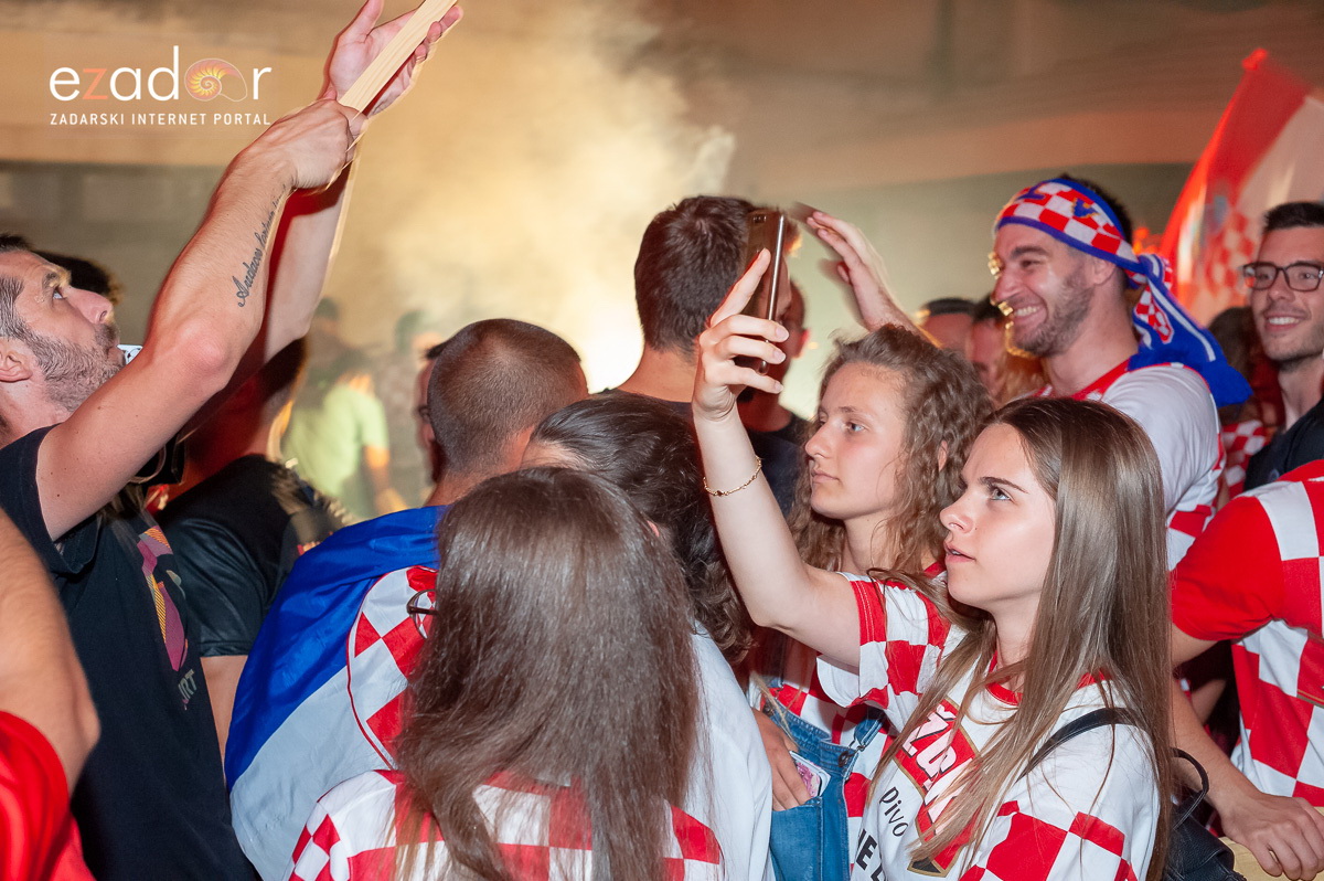 Zadar je gorio: Velika fešta nakon plasmana Vatrenih u finale Svjetskog prvenstva