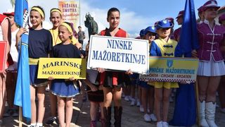 Odrzana je drzavna smotra mazoretkinja u organizaciji Hrvatskog mazoret saveza. Photo: Dino Stanin/PIXSELL Odrzana je drzavna smotra mazoretkinja u organizaciji Hrvatskog mazoret saveza. Photo: Dino Stanin/PIXSELL