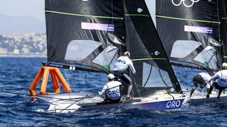 OI Pariz 2024: Braća Fantela u klasi 49er na regatnom polju u Marseilleu