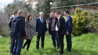 Župan Longin obišao klizišta u Posedarju Župan Longin obišao klizišta u Posedarju