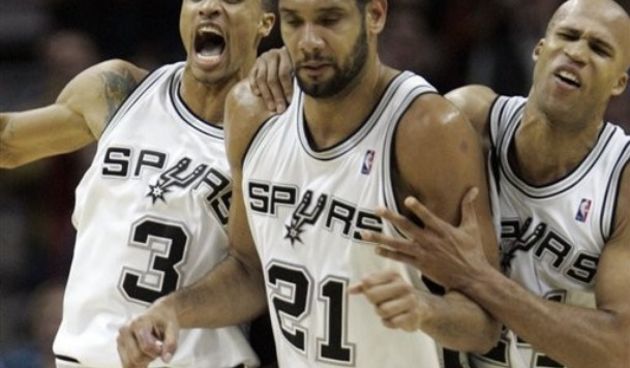 Hill, Duncan i Jefferson, Foto: AP Photo