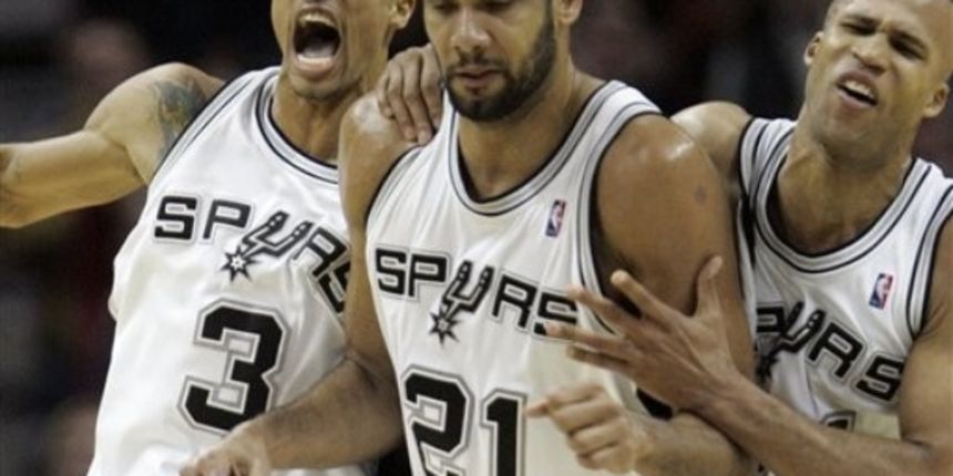 Hill, Duncan i Jefferson, Foto: AP Photo Hill, Duncan i Jefferson, Foto: AP Photo