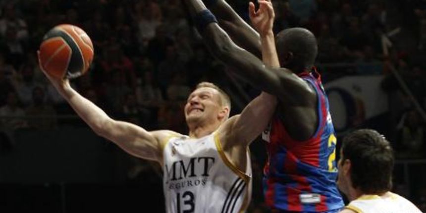 Kaukenas i Lavrinovič, Foto: Realmadrid.com