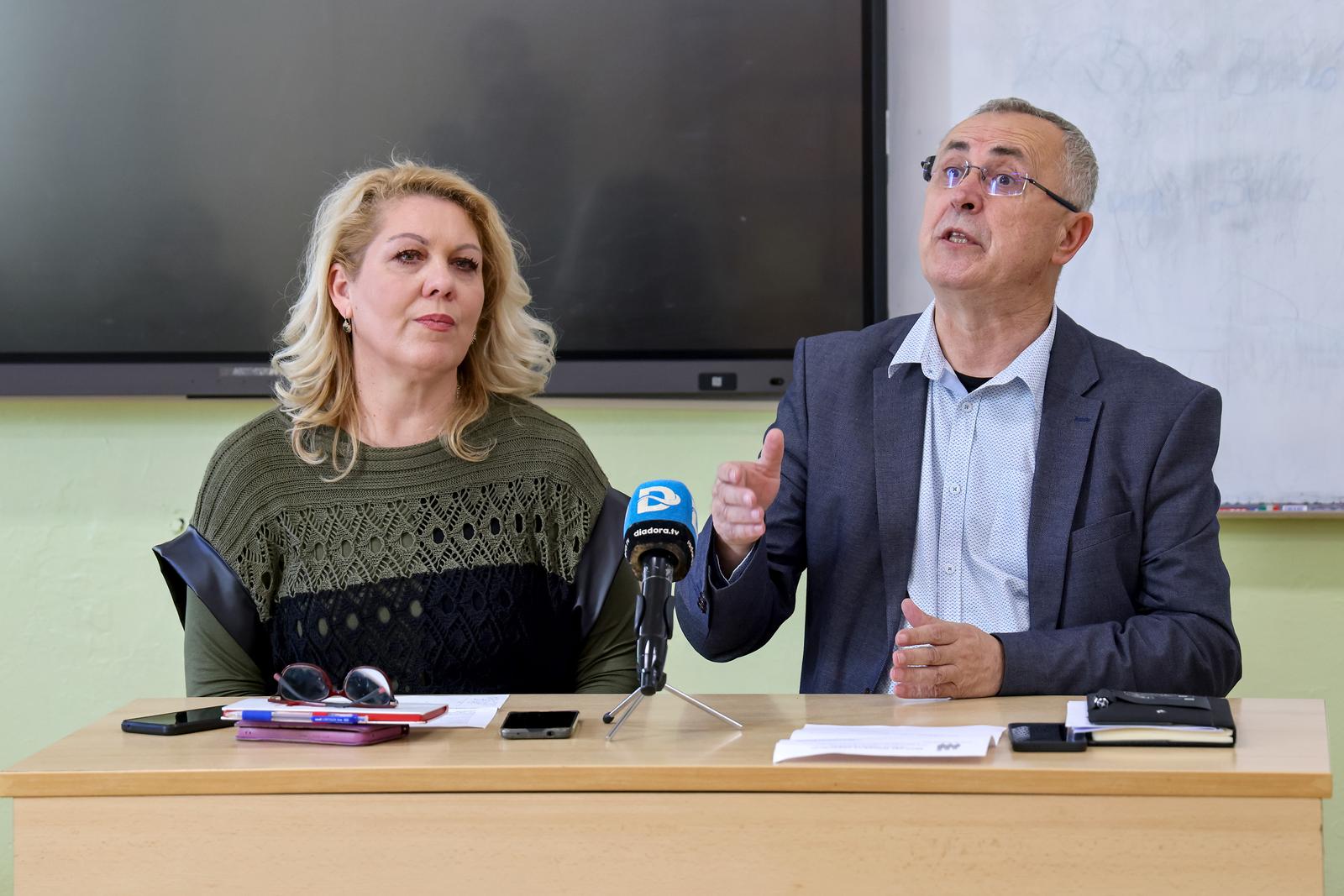 Zadar: Konferencija za medije Školskog sindikata Preporod