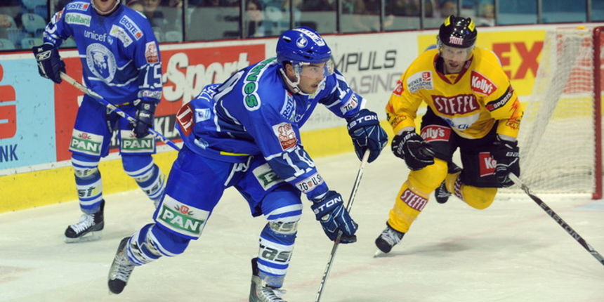 Zagreb, 011010. Ledena dvorana Doma sportova. EBEL liga, susret KHL Medvescak – EV Vienna Capitals. Na slici: Thomas Guidarelli. Foto: Damir Krajac / CROPIX Zagreb, 011010. Ledena dvorana Doma sportova. EBEL liga, susret KHL Medvescak – EV Vienna Capitals. Na slici: Thomas Guidarelli. Foto: Damir Krajac / CROPIX