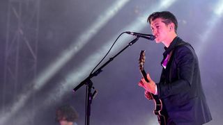 25.06.2013., Zagreb – INmusic festival na zagrebackom jezeru Jarun unatoc losem vremenu okupio je veliki broj posjetitelja. Nastup benda Arctic Monkeys. Photo: Marko Prpic/PIXSELL