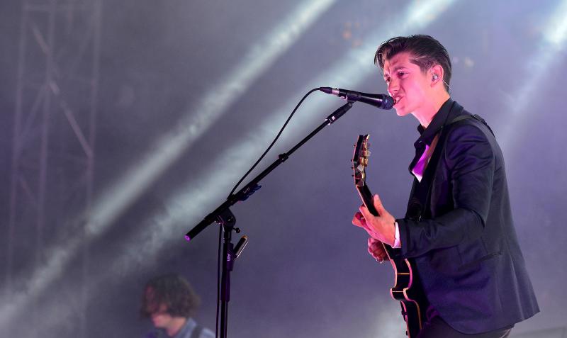 25.06.2013., Zagreb – INmusic festival na zagrebackom jezeru Jarun unatoc losem vremenu okupio je veliki broj posjetitelja. Nastup benda Arctic Monkeys. Photo: Marko Prpic/PIXSELL
