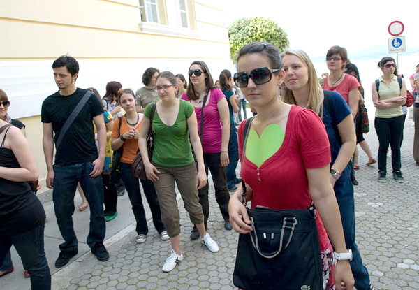 Studentski prosvjed: Zagrlimo rektorat