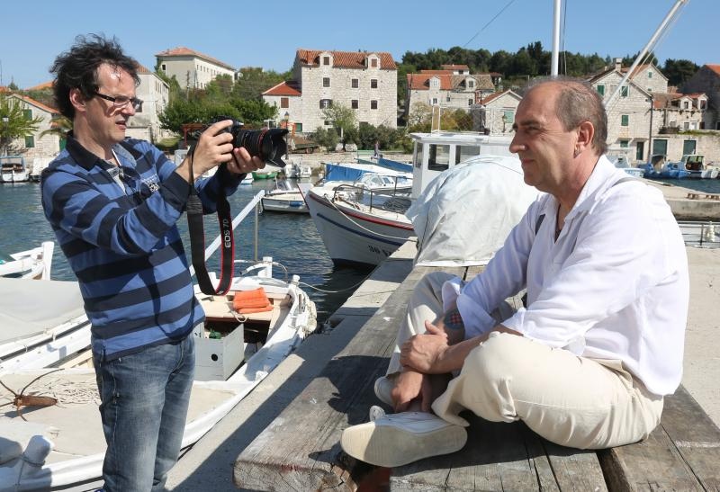 Mladen Grdović i Ivana Kovač u Prvić Šepurini snimili spot za pjesmu “Dva goluba”, Photo: Duško Jaramaz/PIXSELL