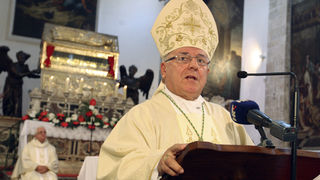 Nadbiskup Ivan Prendža / Misa u Sv. Šime (foto: Vladimir Ivanov / CROPIX)