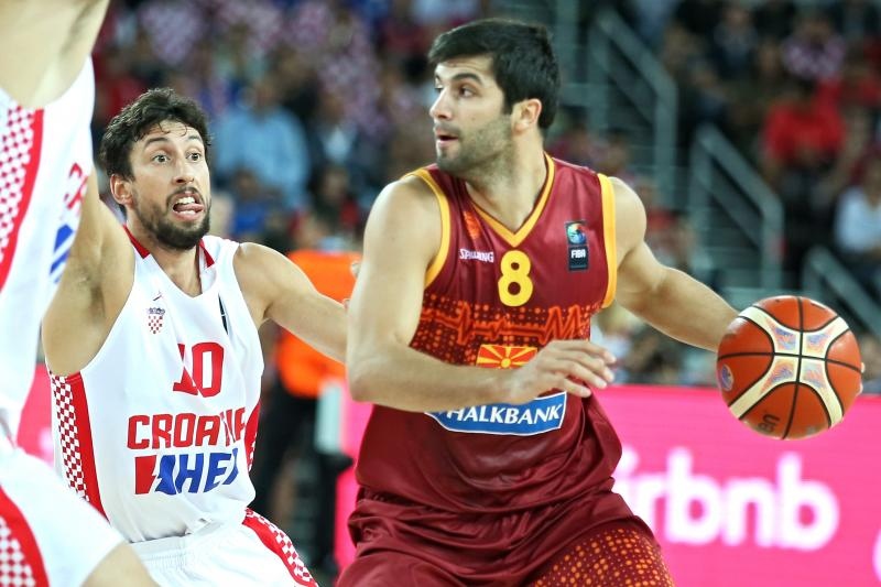 08.09.2015., Arena Zagreb, Zagreb – EuroBasket 2015., skupina C, 03. kolo, Hrvatska – Makedonija. Foto: PIXSELL 08.09.2015., Arena Zagreb, Zagreb – EuroBasket 2015., skupina C, 03. kolo, Hrvatska – Makedonija. Foto: PIXSELL