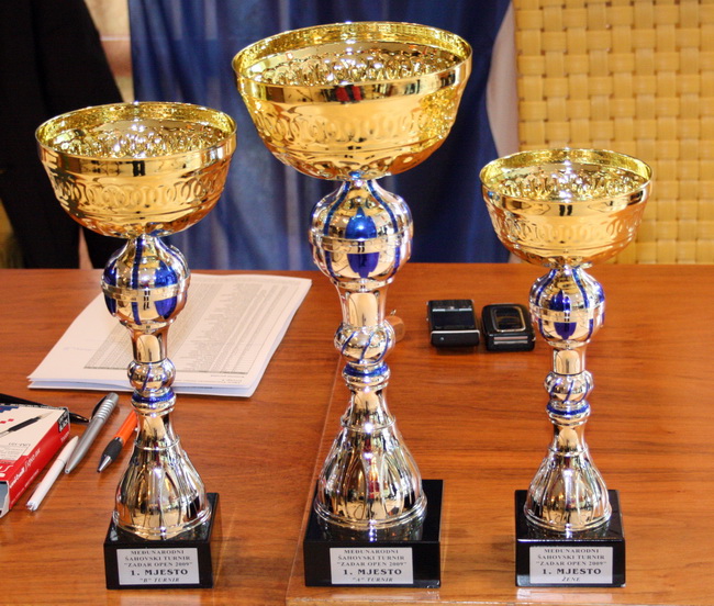 Zadar Open 2009: Podjela priznanja i pehara