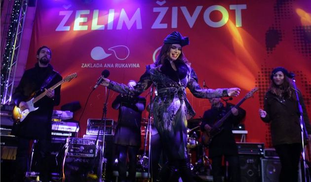 Koncert Želim život, Foto: Hina