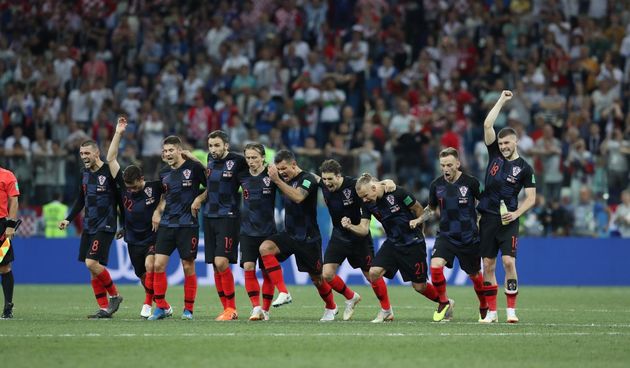 Niznji Novgorod, Rusija – Svjetsko nogometno prvenstvo 2018., osmina finala, Hrvatska – Danska 4-3 (1-1, 1-1).