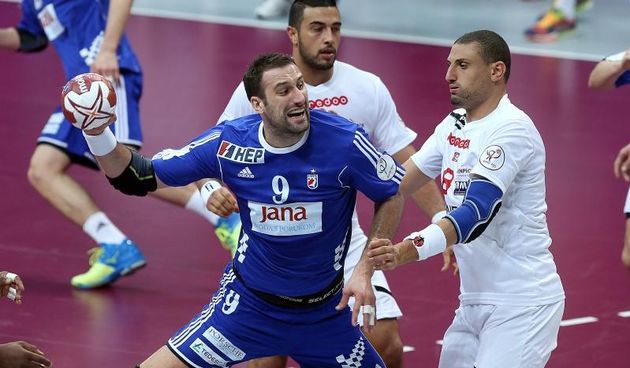 Katar – 24. svjetsko rukometno prvenstvo, 2. kolo, grupa B, Tunis – Hrvatska 25-28. Igor Vori. Photo: Goran Stanzl/PIXSELL