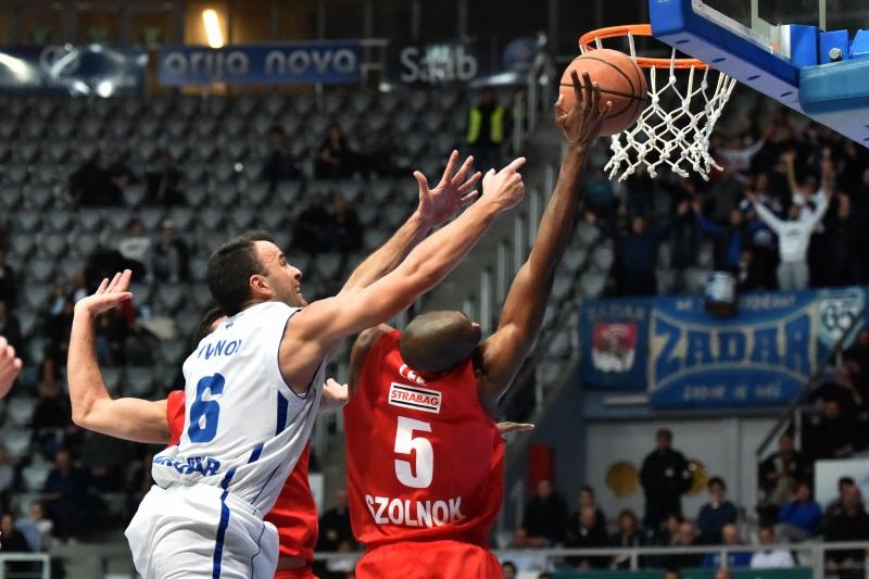 22. kolo ABA lige: Zadar – Szolnoki Olaj 71-64. Photo: Dino Stanin/PIXSELL 22. kolo ABA lige: Zadar – Szolnoki Olaj 71-64. Photo: Dino Stanin/PIXSELL