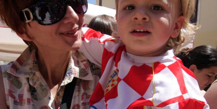 Hrvatska rukometna reprezentacija na Narodnom trgu (foto: Marin Gospić)