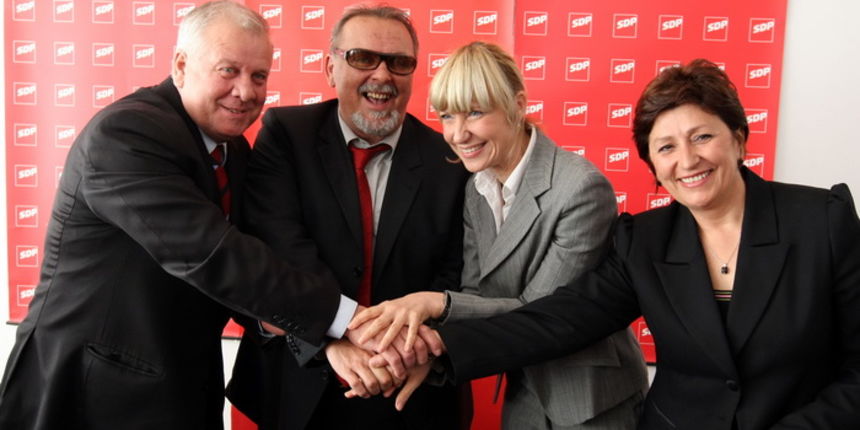 Koalicija SDP i HNS u Zadru,  Foto: Vladimir Ivanov / CROPIX