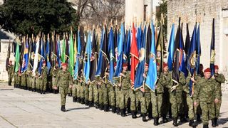 Mimohod postrojbi sudionica VRO Maslenica ulicama Zadra u povodu 24. obljetnice Mimohod postrojbi sudionica VRO Maslenica ulicama Zadra u povodu 24. obljetnice