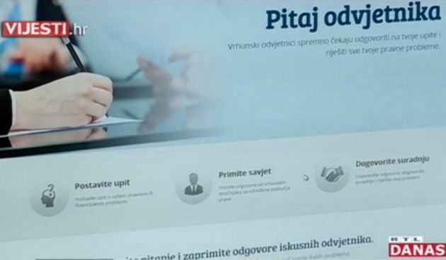 Aplikacija Pitaj odvjetnika