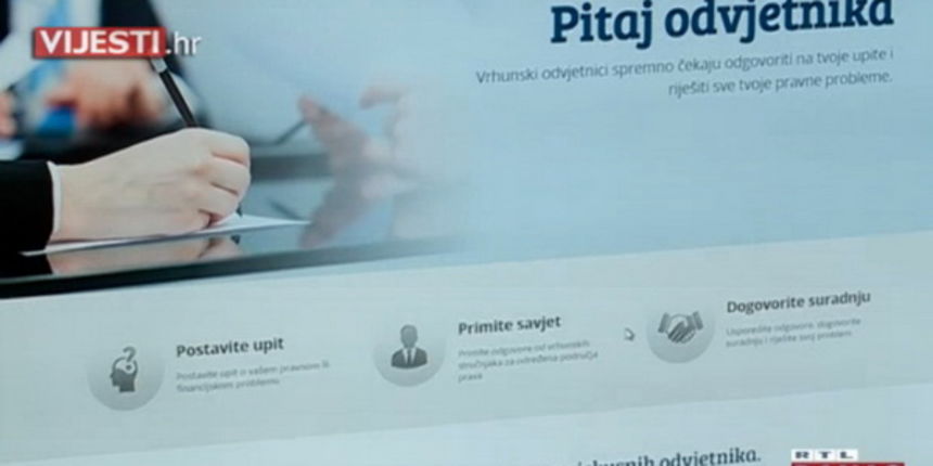 Aplikacija Pitaj odvjetnika Aplikacija Pitaj odvjetnika