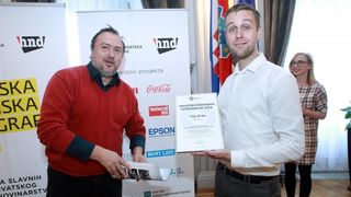 Velika dvorana HND-a, Proglasenje pobjednika 12. natjecaja Hrvatska novinska fotografija. Photo: Goran Jakus/PIXSELL Velika dvorana HND-a, Proglasenje pobjednika 12. natjecaja Hrvatska novinska fotografija. Photo: Goran Jakus/PIXSELL