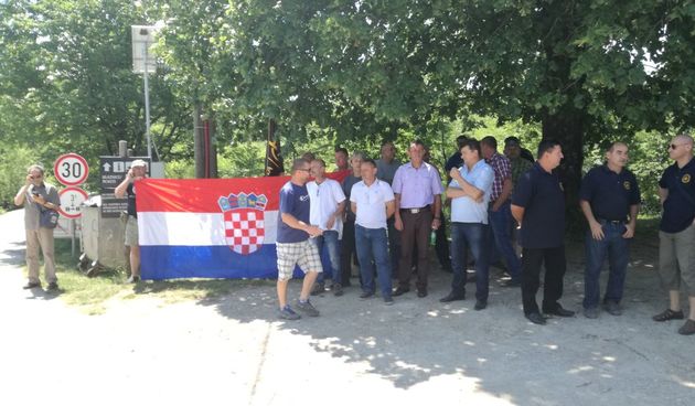 Prosvjed na Plitvičkim jezerima