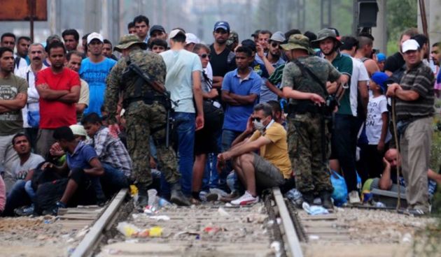 Makedonija, migranti, Foto: Tanjug/N.Batev, VECER