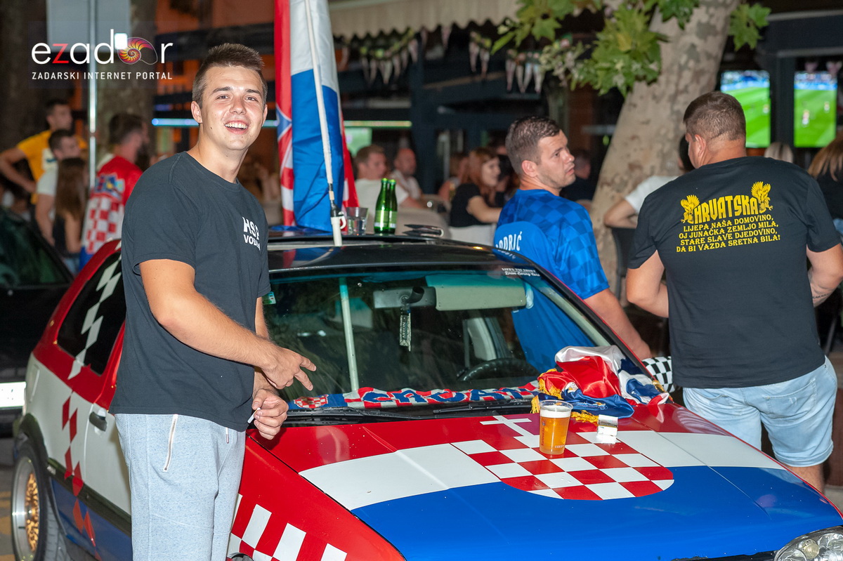 Zadar je gorio: Velika fešta nakon plasmana Vatrenih u polufinale Svjetskog prvenstva