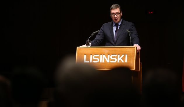 Predsjednik Srbije Aleksandar Vučić obratio se okupljenima na Velikoj skupštini SNV-a