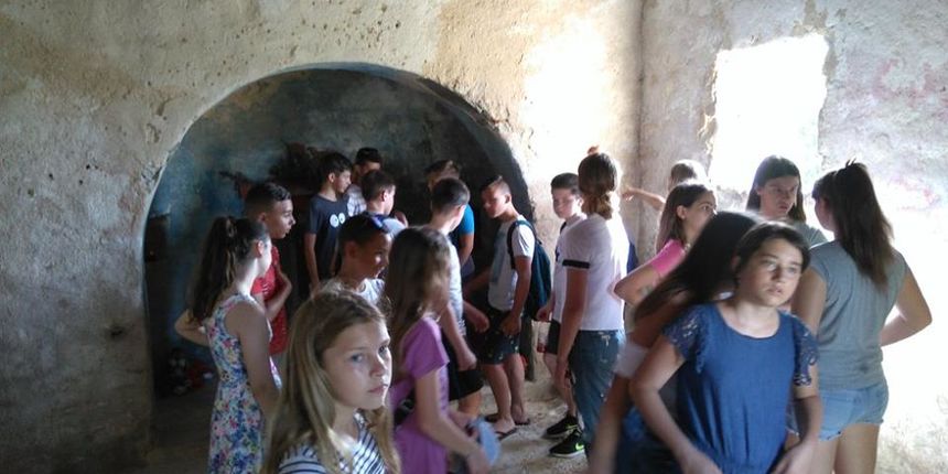 Učenici iz Bibinja na radionici “Jedna škola jedan spomenik”