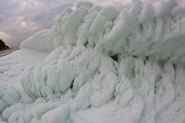 Senj u zagrljaju ledenog pokrivača, foto: Leo Banić