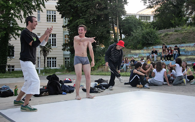 Grafiti, Hip hop & Break battles – Kapetanski park (foto: Marin Gospić)