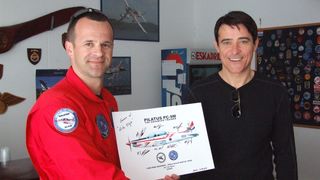 Goran Višnjić posjetio pilote u zrakoplovnoj bazi Zemunik