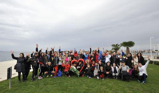 Tridesetak parova trčalo zadarskom rivom za Valentinovo