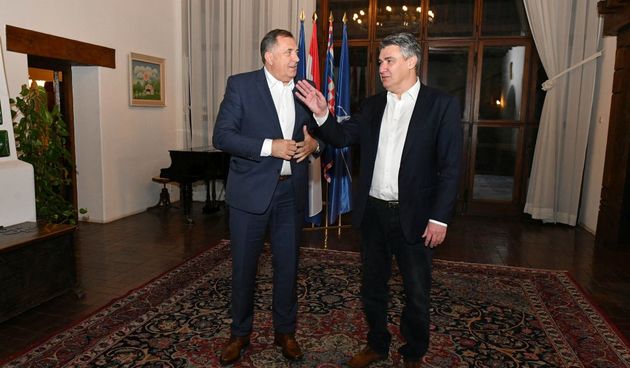 Milorad Dodik i Zoran Milanović, 26.10.2021.