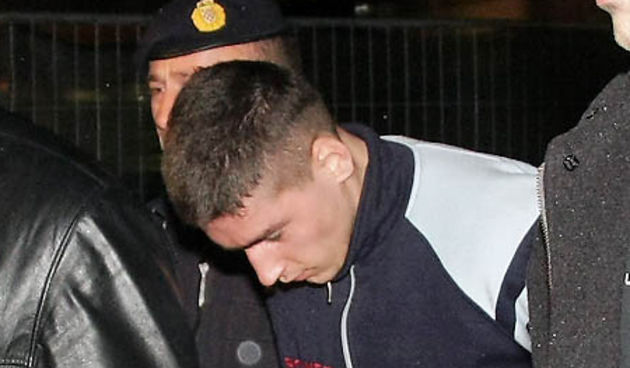 Privođenje Elvisa Šopića ubojice zadarskog taxiste istraznom sudcu*