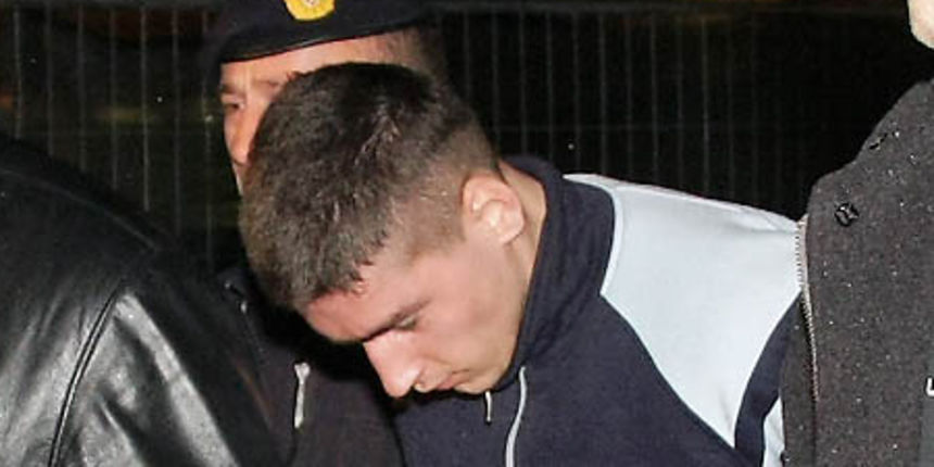 Privođenje Elvisa Šopića ubojice zadarskog taxiste istraznom sudcu*