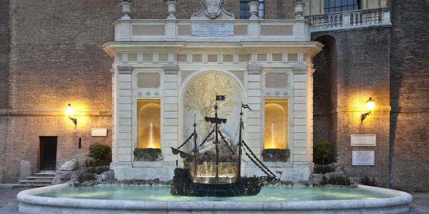 Fontana della Galera u Vatikanskim vrtovima Fontana della Galera u Vatikanskim vrtovima